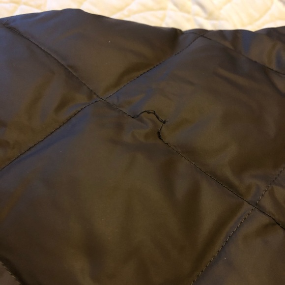 Eddie Bauer Long Goose Down Quilted Filled Jacket - Picture 9 of 9